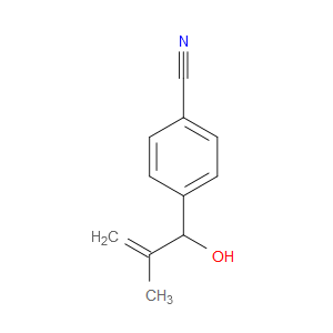 4-(1-Hydroxy-2-methyl-2-propen-1-yl)benzonitrile