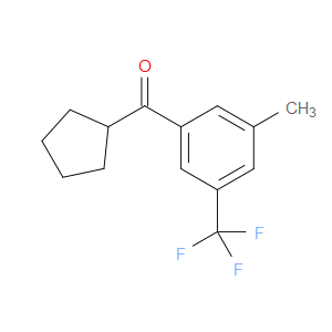 cyclopentyl(3-methyl-5-(trifluoromethyl)phenyl)methanone