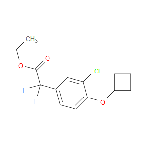 ethyl 2-(3-chloro-4-cyclobutoxyphenyl)-2,2-difluoroacetate