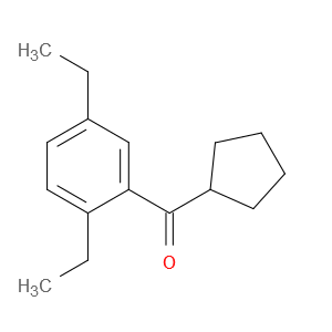 cyclopentyl(2,5-diethylphenyl)methanone