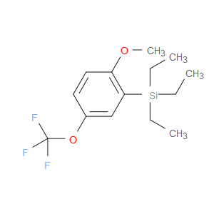triethyl(2-methoxy-5-(trifluoromethoxy)phenyl)silane