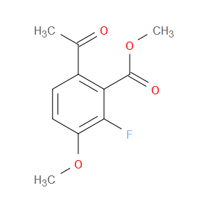 methyl 6-acetyl-2-fluoro-3-methoxybenzoate