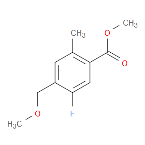 methyl 5-fluoro-4-(methoxymethyl)-2-methylbenzoate