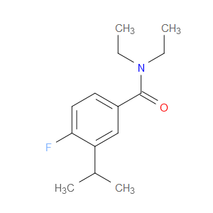 N,N-diethyl-4-fluoro-3-isopropylbenzamide
