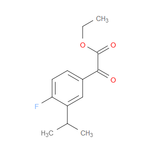 ethyl 2-(4-fluoro-3-isopropylphenyl)-2-oxoacetate