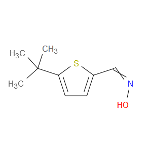 5-(1,1-Dimethylethyl)-2-thiophenecarboxaldehyde oxime