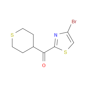 (4-Bromo-2-thiazolyl)(tetrahydro-2H-thiopyran-4-yl)methanone