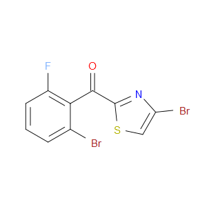 (2-Bromo-6-fluorophenyl)(4-bromo-2-thiazolyl)methanone