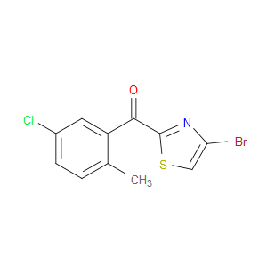 (4-Bromo-2-thiazolyl)(5-chloro-2-methylphenyl)methanone