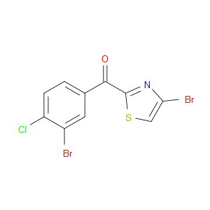 (3-Bromo-4-chlorophenyl)(4-bromo-2-thiazolyl)methanone