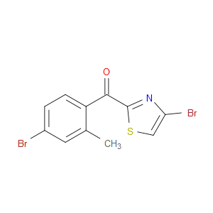 (4-Bromo-2-methylphenyl)(4-bromo-2-thiazolyl)methanone