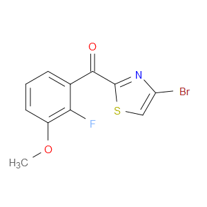 (4-Bromo-2-thiazolyl)(2-fluoro-3-methoxyphenyl)methanone