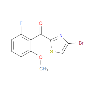 (4-Bromo-2-thiazolyl)(2-fluoro-6-methoxyphenyl)methanone