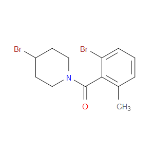 (2-Bromo-6-methylphenyl)(4-bromo-1-piperidinyl)methanone