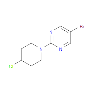 Pyrimidine, 5-bromo-2-(4-chloro-1-piperidinyl)-