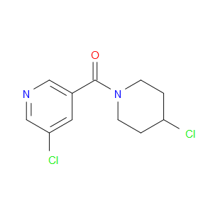 (4-Chloro-1-piperidinyl)(5-chloro-3-pyridinyl)methanone