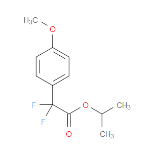 isopropyl 2,2-difluoro-2-(4-methoxyphenyl)acetate
