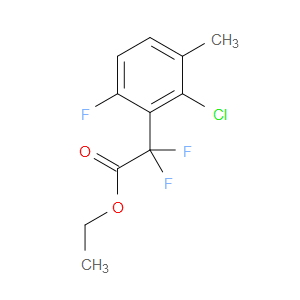 ethyl 2-(2-chloro-6-fluoro-3-methylphenyl)-2,2-difluoroacetate