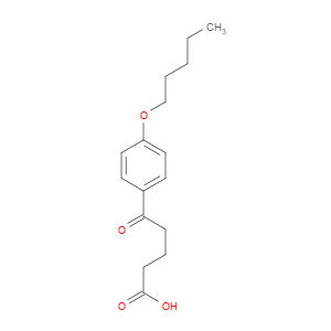 δ-Oxo-4-(pentyloxy)benzenepentanoic acid