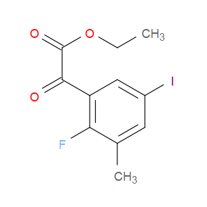 ethyl 2-(2-fluoro-5-iodo-3-methylphenyl)-2-oxoacetate