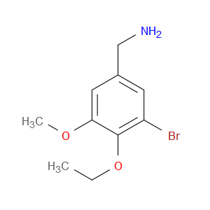 3-Bromo-4-ethoxy-5-methoxybenzenemethanamine