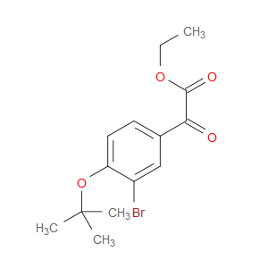 ethyl 2-(3-bromo-4-(tert-butoxy)phenyl)-2-oxoacetate