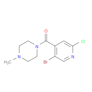 (5-bromo-2-chloropyridin-4-yl)(4-methylpiperazin-1-yl)methanone
