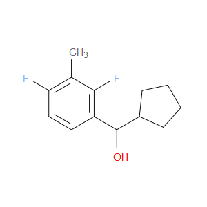 cyclopentyl(2,4-difluoro-3-methylphenyl)methanol