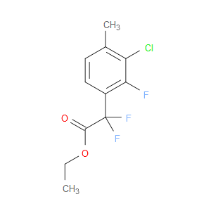 ethyl 2-(3-chloro-2-fluoro-4-methylphenyl)-2,2-difluoroacetate
