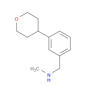 N-Methyl-3-(tetrahydro-2H-pyran-4-yl)benzenemethanamine