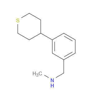 N-Methyl-3-(tetrahydro-2H-thiopyran-4-yl)benzenemethanamine