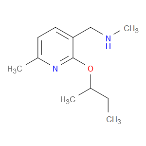 N,6-Dimethyl-2-(1-methylpropoxy)-3-pyridinemethanamine