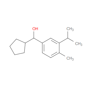 cyclopentyl(3-isopropyl-4-methylphenyl)methanol