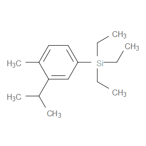 triethyl(3-isopropyl-4-methylphenyl)silane
