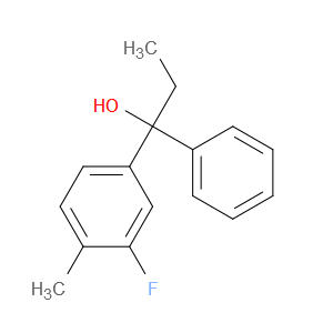 α-Ethyl-3-fluoro-4-methyl-α-phenylbenzenemethanol
