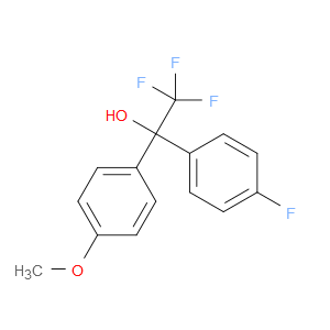 Benzenemethanol, 4-fluoro-α-(4-methoxyphenyl)-α-(trifluoromethyl)-