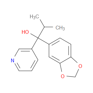 α-1,3-Benzodioxol-5-yl-α-(1-methylethyl)-3-pyridinemethanol