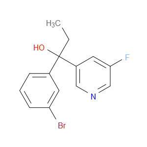 α-(3-Bromophenyl)-α-ethyl-5-fluoro-3-pyridinemethanol