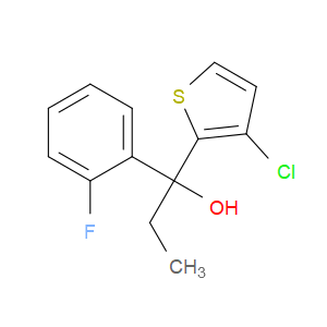 3-Chloro-α-ethyl-α-(2-fluorophenyl)-2-thiophenemethanol