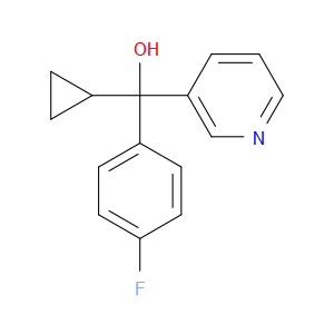 α-Cyclopropyl-α-(4-fluorophenyl)-3-pyridinemethanol