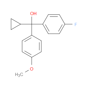 Methanol, cyclopropyl(p-fluorophenyl)(p-methoxyphenyl)-