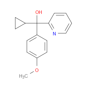 α-Cyclopropyl-α-(4-methoxyphenyl)-2-pyridinemethanol
