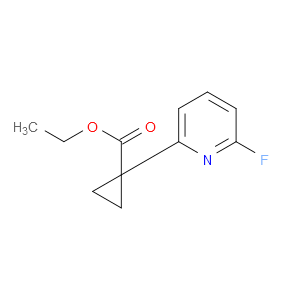 ethyl 1-(6-fluoropyridin-2-yl)cyclopropanecarboxylate
