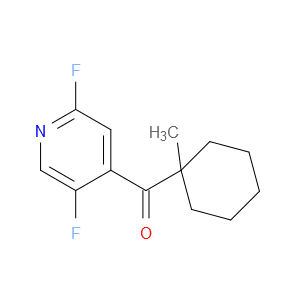 (2,5-Difluoro-4-pyridinyl)(1-methylcyclohexyl)methanone