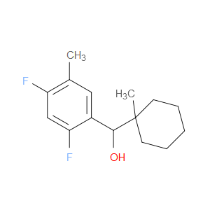 2,4-Difluoro-5-methyl-α-(1-methylcyclohexyl)benzenemethanol