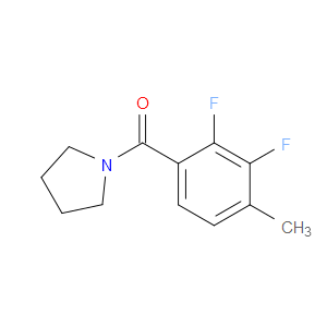 (2,3-difluoro-4-methylphenyl)(pyrrolidin-1-yl)methanone