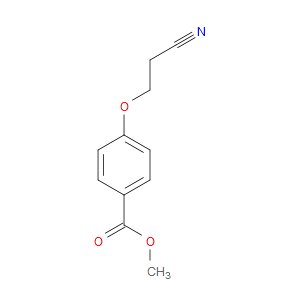 Benzoic acid, 4-(2-cyanoethoxy)-, methyl ester