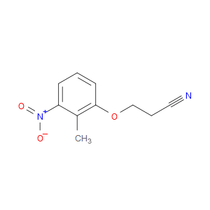 3-(2-methyl-3-nitrophenoxy)propanenitrile