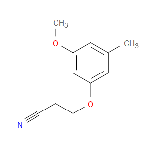 3-(3-Methoxy-5-methylphenoxy)propanenitrile