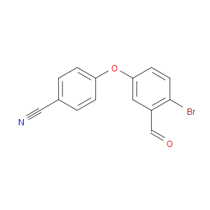 4-(4-bromo-3-formylphenoxy)benzonitrile